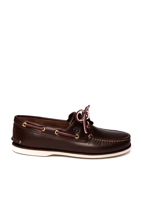 Brown eye boat loafer TIMBERLAND | TB1740352141PELLE-BROWN